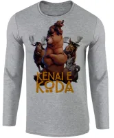 Camiseta manga longa Infantil ou Adulto Irmão urso desenho - Foto 2