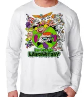 Camiseta manga longa Infantil ou Adulto Laboratorio de Dexter - Foto 3