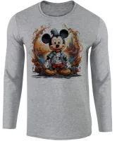 Camiseta manga longa Infantil ou Adulto Mickey mouse chapeu - Foto 2