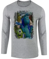 Camiseta manga longa Infantil ou Adulto Monstros SA desenho - Foto 2