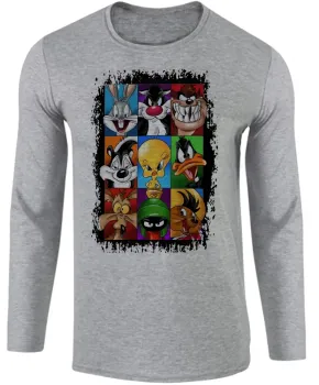 Camiseta Pernalonga frajola taz mania piu piu patolino coiote marvin marciano ligeirinho pepe le pew - Foto 2