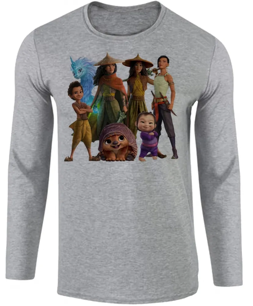 Camiseta manga longa Infantil ou Adulto Raya princesa espada Imagem