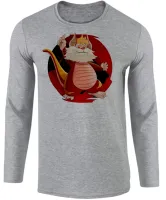 Camiseta manga longa Infantil ou Adulto Thundercats snarf gato Lion - Foto 2