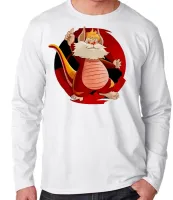 Camiseta manga longa Infantil ou Adulto Thundercats snarf gato Lion - Foto 3