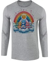 Camiseta manga longa Infantil ou Adulto Ursinhos carinhosos arco iris - Foto 2