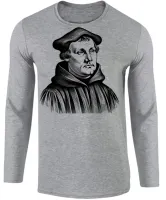 Camiseta manga longa Infantil ou Adulto Martin Lutero Evangelico Protestante - Foto 2