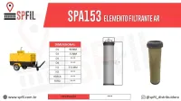 ELEMENTO FILTRANTE AR SPA153