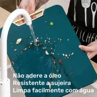 Tabuas De Corte Retangular Polietileno 30x40cm Carne Legumes Frutas - Foto 4