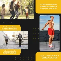 Corda de Pular Crossfit Profissional 3M aço - Foto 8