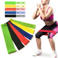 Kit 5 Mini Bands Faixas Funcional Exercícios Fitness