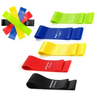 Kit 5 Mini Bands Faixas Funcional Exercícios Fitness - Foto 3
