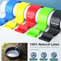 Kit 5 Mini Bands Faixas Funcional Exercícios Fitness - Foto 4