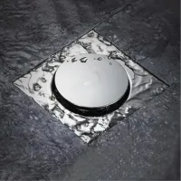 Ralo Click De Aço Inoxidável Quadrado 15x15cm - Foto 4