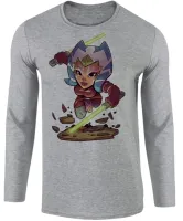 Camiseta manga longa Infantil ou Adulto Ahsoka Jedi Star Wars - Foto 2