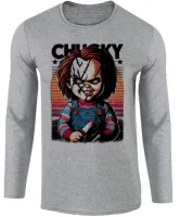 Camiseta manga longa Infantil ou Adulto chucky boneco assassino - Foto 2