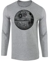 Camiseta manga longa Infantil ou Adulto Estrela da morte star wars darth vader - Foto 2