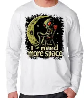 Camiseta manga longa Infantil ou Adulto Et alien ovni lua disco voador - Foto 2