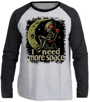 Camiseta manga longa Infantil ou Adulto Et alien ovni lua disco voador - Foto 3