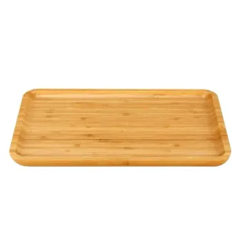 Bandeja de Bambu Petisqueira Retangular - Cozinha - Servir Petiscos - Foto 2