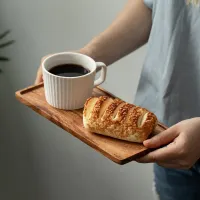 Bandeja de Bambu Petisqueira Retangular - Cozinha - Servir Petiscos - Foto 6