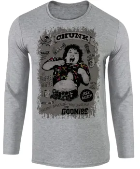 Camiseta manga longa Infantil ou Adulto Gordo goonies Chunk - Foto 2