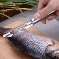 Kit 3 Descascadores Inox Legumes, Frutas Escama Peixe Queijo - Foto 7