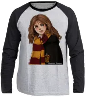 Camiseta manga longa Infantil ou Adulto Harry Potter Hermione Granger - Foto 3