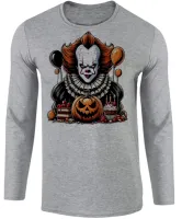 Camiseta manga longa Infantil ou Adulto It a coisa palhaço terror - Foto 2