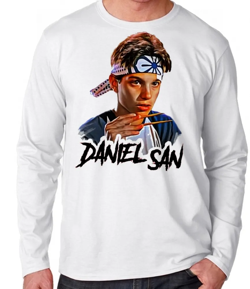 Camiseta manga longa Infantil ou Adulto Karate kid Daniel San Imagem