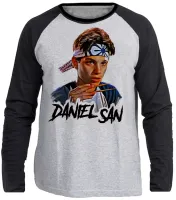 Camiseta manga longa Infantil ou Adulto Karate kid Daniel San - Foto 3