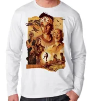 Camiseta manga longa Infantil ou Adulto Karate kid filme antigo - Foto 3