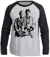 Camiseta manga longa Infantil ou Adulto Karate kid SR Miyagi Daniel Sun Cobra Kai - Foto 2