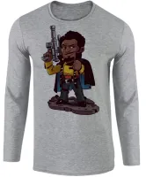Camiseta manga longa Infantil ou Adulto Lando Calrissian star Wars - Foto 2