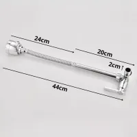 Torneira Cozinha Gourmet  Parede Flexível 1/4 Volta - Foto 2