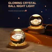 Luminária Decorativa Globo LED Com Interruptor On e Off Lua Via Láctea Sistema Solar Bola De Cristal - Foto 8