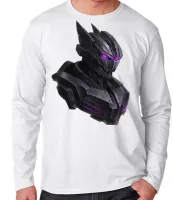 Camiseta manga longa Infantil ou Adulto Transformers Megatron vilão - Foto 3