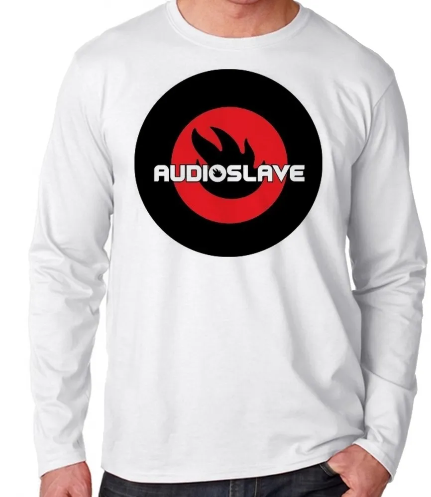 Camiseta manga longa Infantil ou Adulto audioslave banda rock antiga Imagem