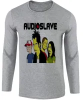 Camiseta manga longa Infantil ou Adulto audioslave simpsons banda rock - Foto 2