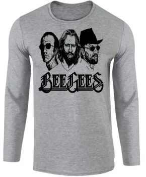 Camiseta manga longa Infantil ou Adulto Beegees banda rock antiga - Foto 2