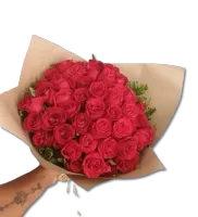 Buquê Majestoso de 51 Rosas Vermelhas