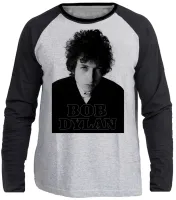 Camiseta manga longa Infantil ou Adulto Bob Dylan rock antigo - Foto 3