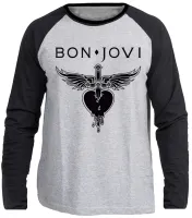 Camiseta manga longa Infantil ou Adulto Bon Jovi banda rock antiga - Foto 3