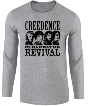 Camiseta manga longa Infantil ou Adulto creedence banda rock antiga - Foto 2