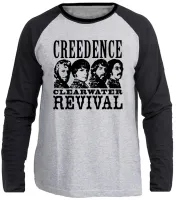 Camiseta manga longa Infantil ou Adulto creedence banda rock antiga - Foto 3