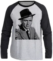 Camiseta manga longa Infantil ou Adulto frank Sinatra - Foto 2
