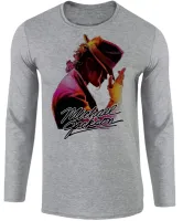Camiseta manga longa Infantil ou Adulto Michael Jackson - Foto 2
