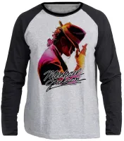 Camiseta manga longa Infantil ou Adulto Michael Jackson - Foto 3