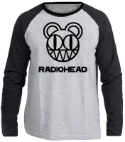 Camiseta manga longa Infantil ou Adulto Radiohead creep banda rock - Foto 3