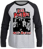 Camiseta manga longa Infantil ou Adulto sex pistols banda rock antiga - Foto 3