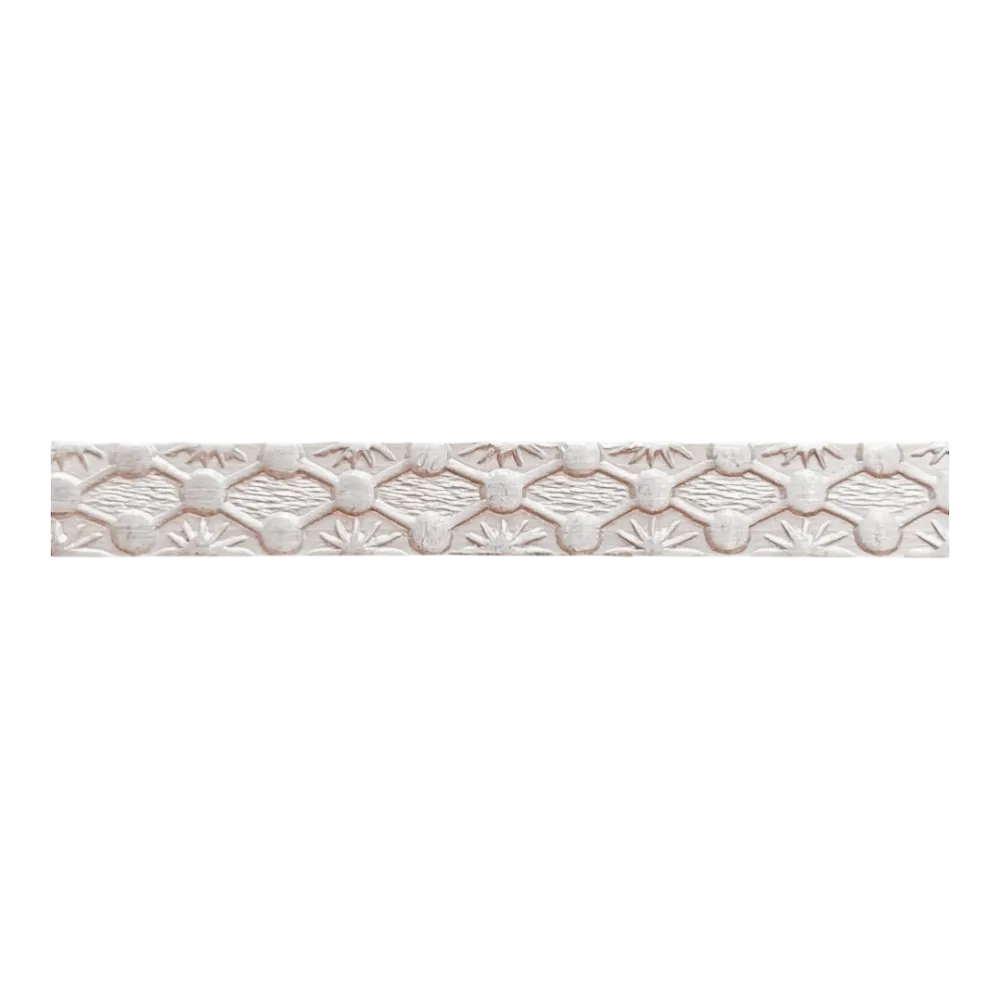 Moldura Estampada ALPACA 6 mm x 1,0 mm (Mod. ME0653A) Imagem